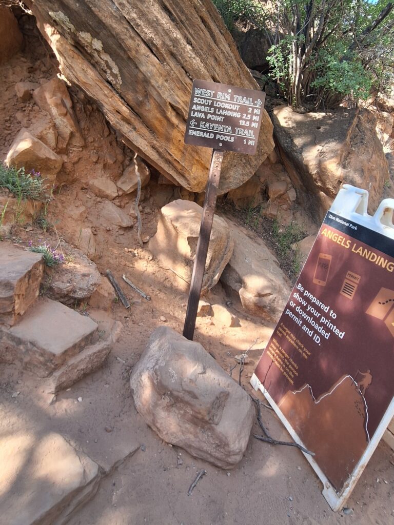 Hike to Angel's Landing, Zion National Park, Utah