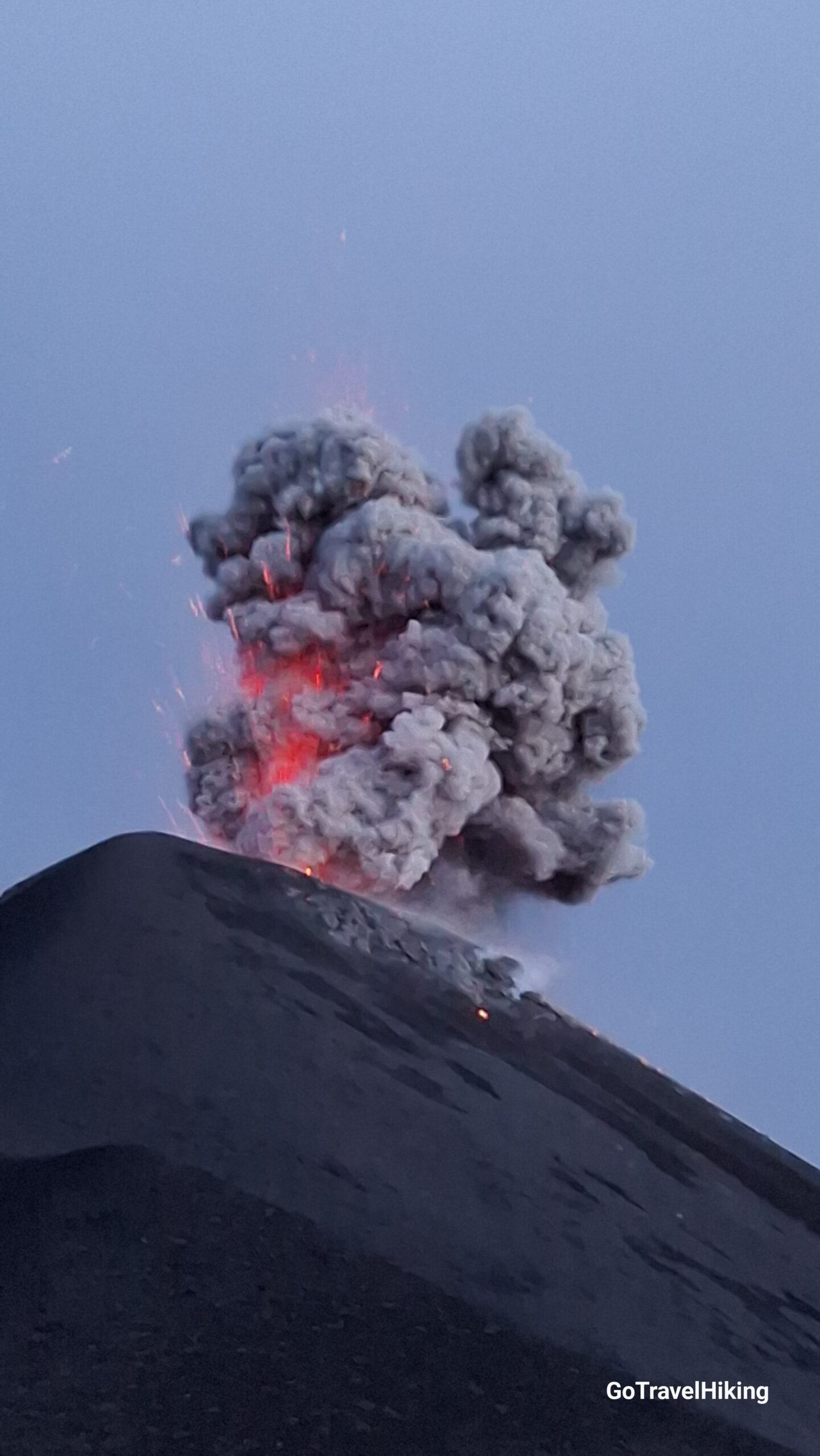 Fuego Volcano in Guatemala
