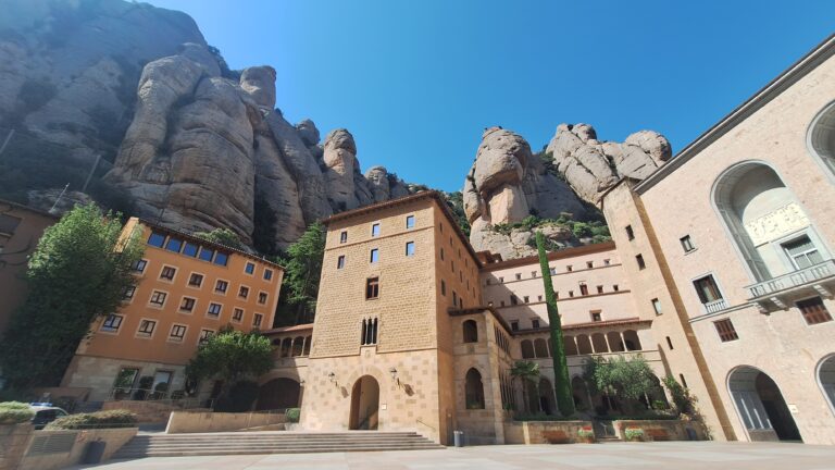 Monserrat Monastery Mountain near Barcelona Spain