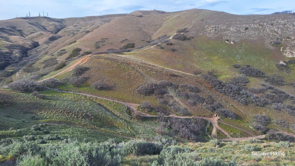 View from Ensign peak. Alternate hiking trails for extra adventure time.